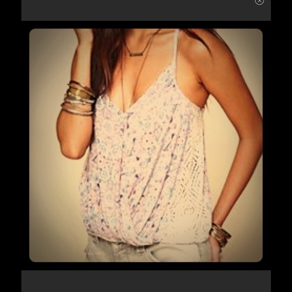 Free People Tops - NWT Free People oatmeal low back tank size M
